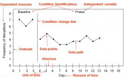 the data obtained from a single subject research study are