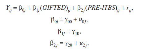HLM Equation