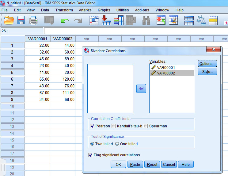 Instructions For Using Spss To Calculate Pearson S R Educational Research Basics By Del Siegle