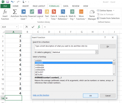 Calculating the Mean and Standard Deviation with Excel | Educational ...